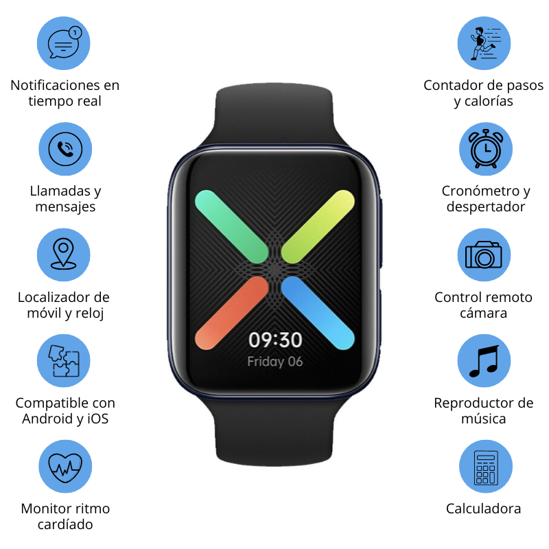 T500 Smartwatch PRO - Salud, llamadas y estilo en tu muñeca