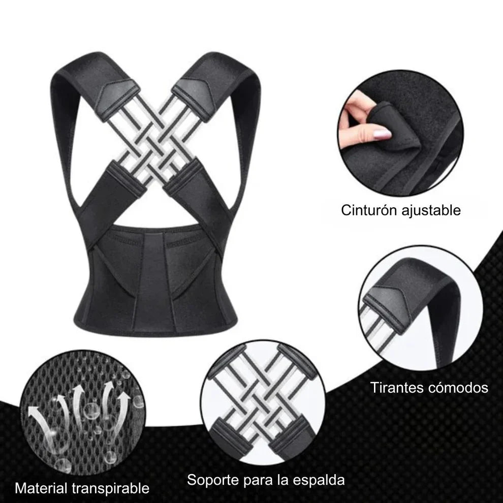 FitBack Pro - Corrector de postura ajustable